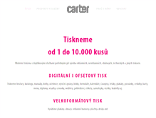 Tablet Screenshot of carter.cz